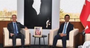 وزير شؤون البلديات والزراعة يستقبل سفير الولايات المتحدة الأمريكية لدى مملكة البحرين