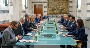 وزير الخارجية ووزير الصناعة والتجارة يلتقيان مع نائب رئيس الوزراء وزير الخارجية الإيطالي