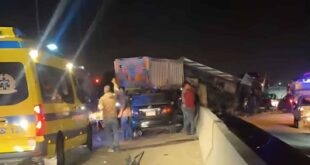25 حالتهم حرجة.. تفاصيل حادث طريق السويس المروع في مصر