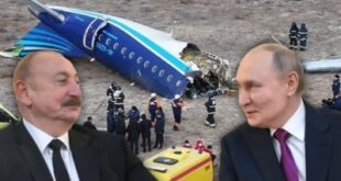 بوتين يعترف لأول مرة بمسؤولية روسيا عن إسقاط الطائرة الأذربيجانية بالخطأ