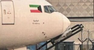 الكويت: حادث بسيط لطائرة «الكويتية» قبل إقلاعها للفلبين بسبب خلل بـ «المكابح»