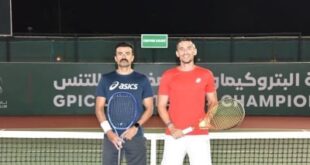 تواصل الاثارة في اليوم الثاني لبطولة GPIC الـ37 المفتوحة للتنس