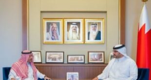 وزير ديوان رئيس الوزراء يستقبل سفير السعودية لدى البحرين نايف السديري