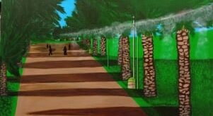 بثينة شاهين تشارك بعمل فني يجسد مشروع المرش المائي بـ«الفجيرة للفنون»