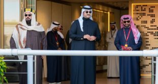 عيسى بن سلمان بن حمد يشهد الجولة الثانية لبطولة البحرين الدولية