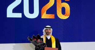 خالد المحميد ينال بكالوريوس هندسة الأجهزة الطبية من جامعة عجمان